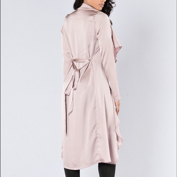 Mauve Lightweight Duster - Picture 2 of 6